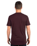 Next Level 3600 Unisex Cotton T-Shirt - Oxblood - model back