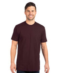 Next Level 3600 Unisex Cotton T-Shirt - Oxblood - model front