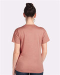 Next Level 3910 Women's Cotton Relaxed T-Shirt - Desert Pink - model back