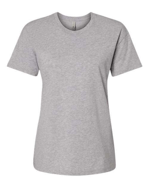 Next Level 3910 Women's Cotton Relaxed T-Shirt - Heather Grey - front