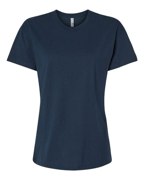 Next Level 3910 Women's Cotton Relaxed T-Shirt - Midnight Navy - front
