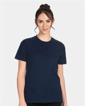 Next Level 3910 Women's Cotton Relaxed T-Shirt - Midnight Navy - model front