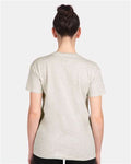 Next Level 3910 Women's Cotton Relaxed T-Shirt - Oatmeal - model back