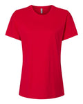 Next Level 3910 Women's Cotton Relaxed T-Shirt - Red - front