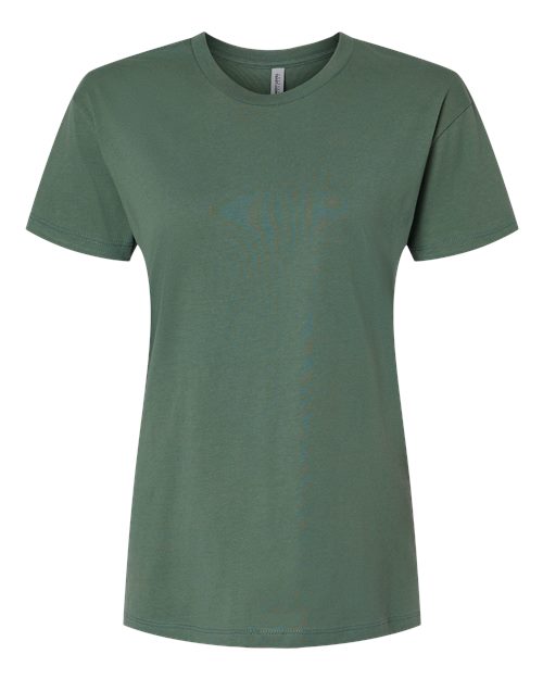 Next Level 3910 Women's Cotton Relaxed T-Shirt - Royal Pine - front