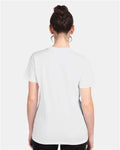 Next Level 3910 Women's Cotton Relaxed T-Shirt - White - model back