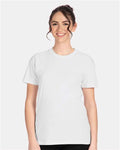 Next Level 3910 Women's Cotton Relaxed T-Shirt - White - model front