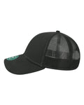 LEGACY LPS Lo-Pro Snapback Trucker Cap - Black/ Black - side