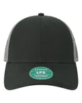 LEGACY LPS Lo-Pro Snapback Trucker Cap - Black/ Dark Grey - front