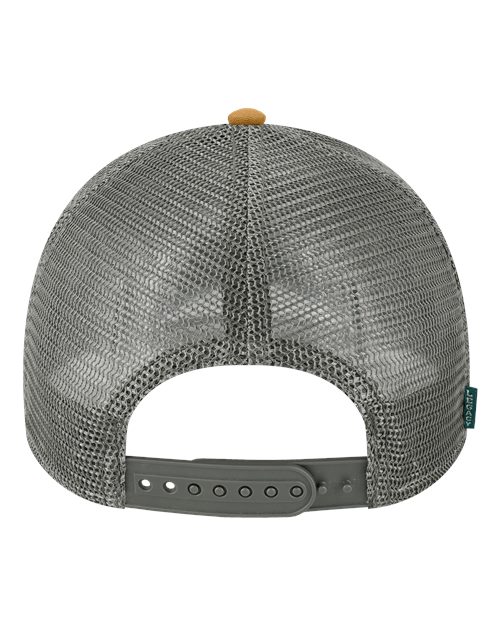 LEGACY LPS Lo-Pro Snapback Trucker Cap - Caramel/ Dark Grey - back