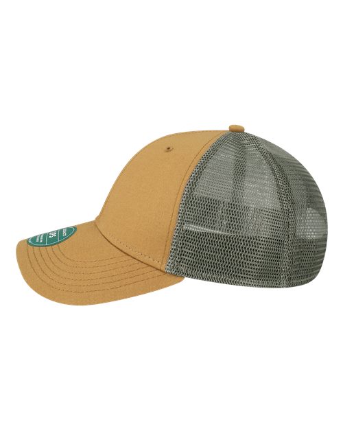 LEGACY LPS Lo-Pro Snapback Trucker Cap - Caramel/ Dark Grey - side