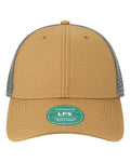 LEGACY LPS Lo-Pro Snapback Trucker Cap - Caramel/ Dark Grey - front