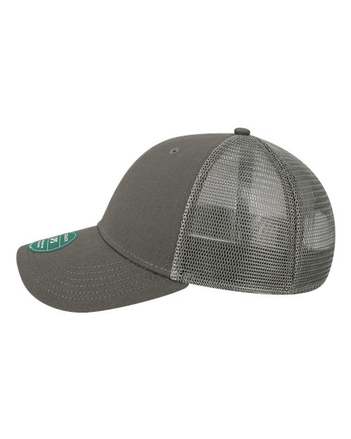 LEGACY LPS Lo-Pro Snapback Trucker Cap - Dark Grey/ Dark Grey - side