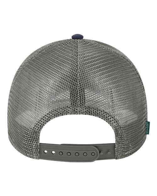 LEGACY LPS Lo-Pro Snapback Trucker Cap - Navy/ Dark Grey - back