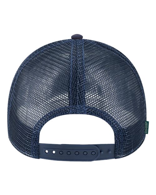 LEGACY LPS Lo-Pro Snapback Trucker Cap - Navy/ Navy - back