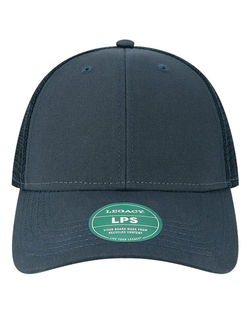 LEGACY LPS Lo-Pro Snapback Trucker Cap - Navy/ Navy - front