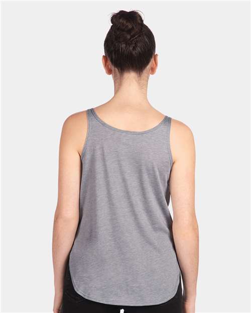 Next Level 5033 Women's Festival Tank - Heather Grey - model back