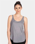 Next Level 5033 Women's Festival Tank - Heather Grey - model front
