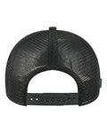 LEGACY MPS Mid-Pro Snapback Trucker Cap - Black/ Black - back