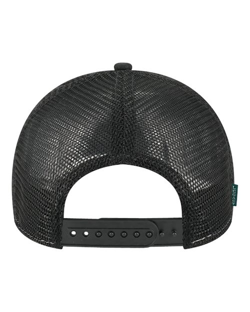 LEGACY MPS Mid-Pro Snapback Trucker Cap - Black/ Black - back