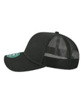 LEGACY MPS Mid-Pro Snapback Trucker Cap - Black/ Black - side