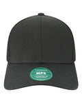 LEGACY MPS Mid-Pro Snapback Trucker Cap - Black/ Black - front