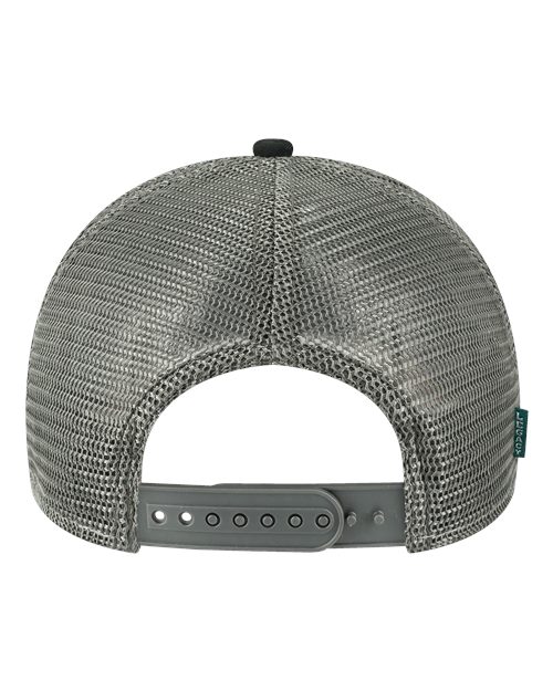 LEGACY MPS Mid-Pro Snapback Trucker Cap - Black/ Caramel/ Dark Grey - back