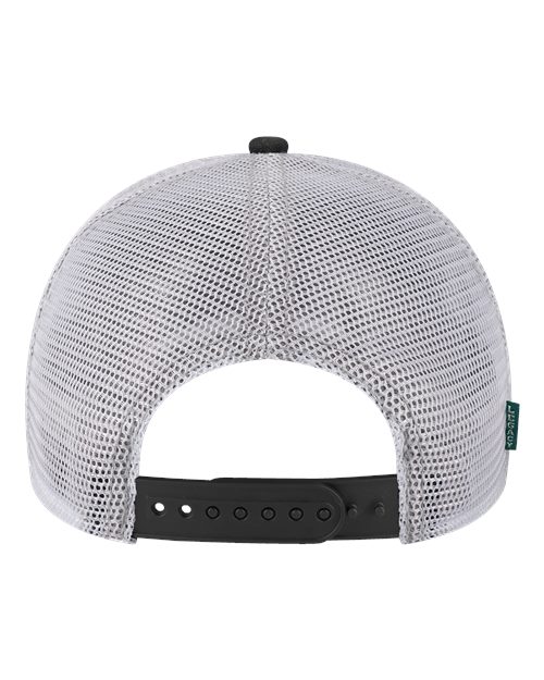 LEGACY MPS Mid-Pro Snapback Trucker Cap - Black/ Dark Grey/ Silver - back