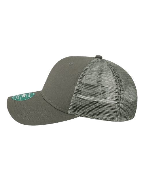 LEGACY MPS Mid-Pro Snapback Trucker Cap - Dark Grey/ Dark Grey - side