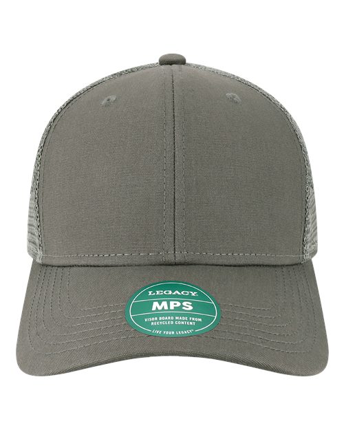 LEGACY MPS Mid-Pro Snapback Trucker Cap - Dark Grey/ Dark Grey - front