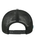 LEGACY MPS Mid-Pro Snapback Trucker Cap - Grey/ Caramel/ Black - back