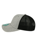 LEGACY MPS Mid-Pro Snapback Trucker Cap - Melange Grey/ Black - side