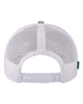 LEGACY MPS Mid-Pro Snapback Trucker Cap - Melange Grey/ White - back