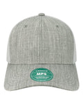 LEGACY MPS Mid-Pro Snapback Trucker Cap - Melange Grey/ White - front
