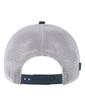 LEGACY MPS Mid-Pro Snapback Trucker Cap - Navy/ Dark Grey/ Silver - back