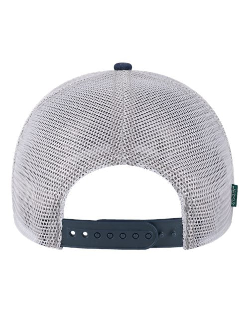LEGACY MPS Mid-Pro Snapback Trucker Cap - Navy/ Dark Grey/ Silver - back