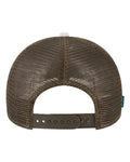 LEGACY MPS Mid-Pro Snapback Trucker Cap - White/ Caramel/ Brown - back