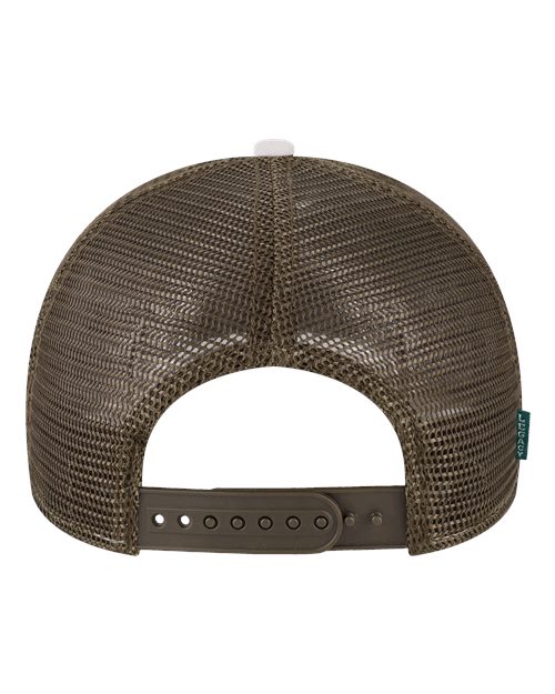 LEGACY MPS Mid-Pro Snapback Trucker Cap - White/ Caramel/ Brown - back