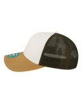 LEGACY MPS Mid-Pro Snapback Trucker Cap - White/ Caramel/ Brown - side