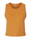 Next Level 5083 Women's Festival Crop Tank - Antique Gold - front