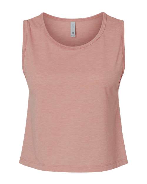 Next Level 5083 Women's Festival Crop Tank - Desert Pink - front