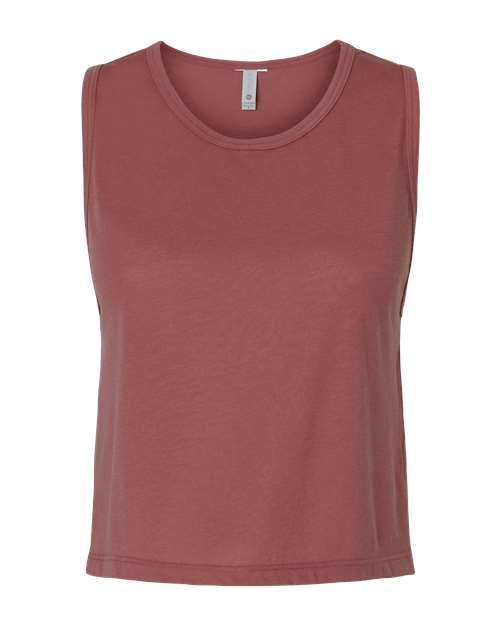 Next Level 5083 Women's Festival Crop Tank - Smoked Paprika - front
