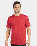 Next Level 6010 Triblend T-Shirt - Red - model front