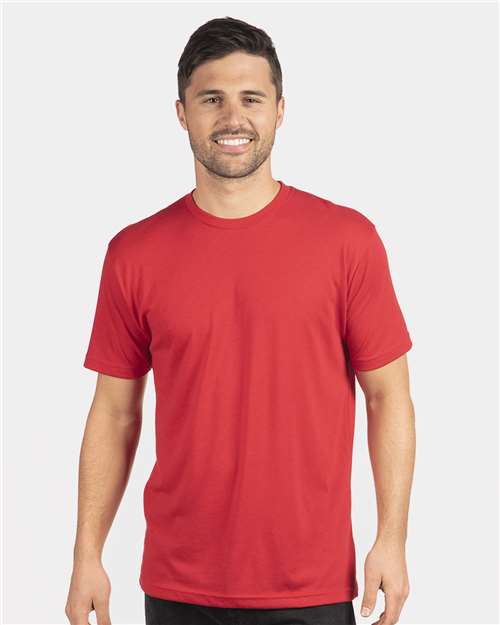 Next Level 6010 Triblend T-Shirt - Red - model front