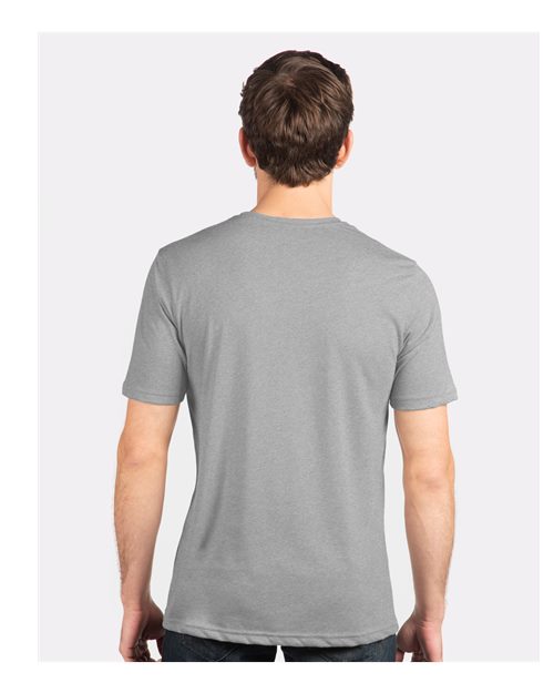 Next Level 6200 Festival T-Shirt - Heather Grey - model back