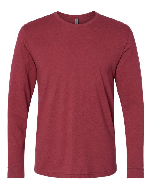 Next Level 6211 Unisex CVC Long Sleeve T-Shirt - Cardinal - front