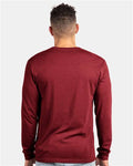 Next Level 6211 Unisex CVC Long Sleeve T-Shirt - Cardinal - model back