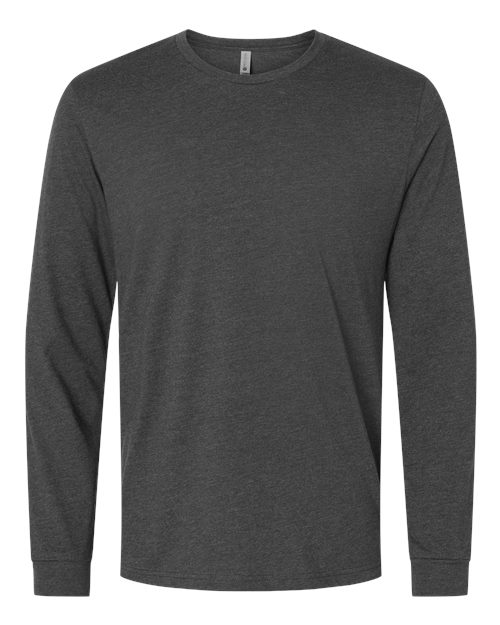 Next Level 6211 Unisex CVC Long Sleeve T-Shirt - Charcoal - front