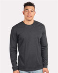 Next Level 6211 Unisex CVC Long Sleeve T-Shirt - Charcoal - model front