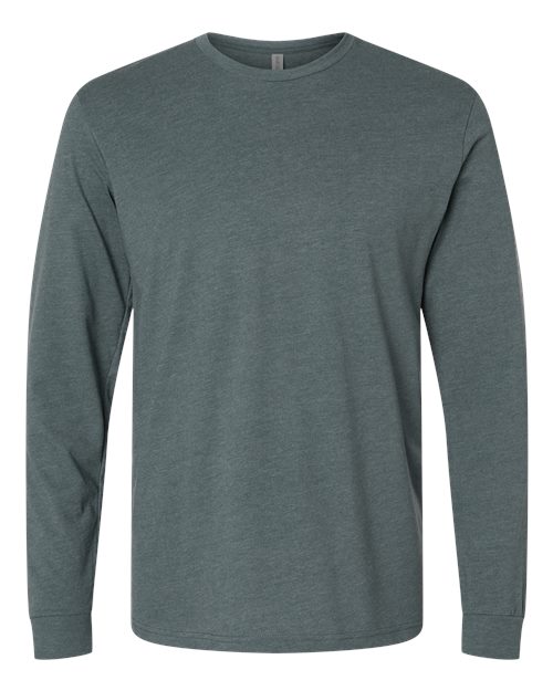 Next Level 6211 Unisex CVC Long Sleeve T-Shirt - Indigo - front